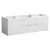 Fresca FCB8360WH-D Fresca Valencia 60" Glossy White Wall Hung Double Sink Modern Bathroom Vanity Cabinet