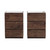 Fresca FCB93-2424RW-D Fresca Lazzaro 48" Rosewood Free Standing Double Sink Modern Bathroom Vanity Cabinet