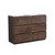 Fresca FCB93-2424RW-D Fresca Lazzaro 48" Rosewood Free Standing Double Sink Modern Bathroom Vanity Cabinet