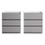 Fresca FCB93-3030GR-D Fresca Lazzaro 60" Gray Free Standing Double Sink Modern Bathroom Vanity Cabinet