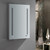 Fresca FMC012436-R Fresca Tiempo 24" Wide x 36" Tall Bathroom Medicine Cabinet w/ LED Lighting & Defogger
