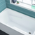 Swiss Madison SM-AB550 Voltaire 54" X 30" Right-Hand Drain Alcove Bathtub with Apron in Glossy White