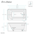 Swiss Madison SM-AB551 Voltaire 48" X 32" Right-Hand Drain Alcove Bathtub with Apron - Glossy White