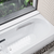 Swiss Madison  SM-AB561 Concorde 60 in. x 32 in. Acrylic Glossy White, Alcove, Integral, Left-Hand Drain, Apron Bathtub