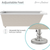 Swiss Madison  SM-AB562 Voltaire 54 in x 30 in Acrylic Glossy White, Alcove, Integral Left-Hand Drain, Bathtub