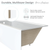 Swiss Madison SM-AB581 Virage 60" x 30" Right-Hand Drain Alcove Bathtub with Apron