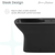 Swiss Madison SM-BD228MB Carré Bidet - Matte Black