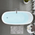 Swiss Madison SM-FB573 Sublime 67" Single Slipper Freestanding Bathtub