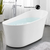 Swiss Madison SM-FB573 Sublime 67" Single Slipper Freestanding Bathtub