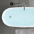 Swiss Madison SM-FB573 Sublime 67" Single Slipper Freestanding Bathtub