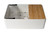 Alfi ABFS3020-W White Smooth Apron Workstation 30" x 20" Single Bowl Step Rim Fireclay Farm Sink with Accessories