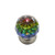 JVJ Satin Nickel 50 mm (2") Round Faceted 31% Leaded Crystal Door Knob with Prism - 38946