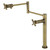 Kingston Brass KS4703ZX Millennium Deck Mount Pot Filler, Antique Brass