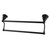 Kingston Brass BA175318MB Heritage 18" Dual Towel Bar, Matte Black