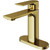 Vigo VG01043MGK1 Davidson Single Hole Bathroom Faucet With Deck Plate In Matte Brushed Gold