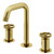 Vigo VG01301MG Cass Two Handle Widespread Bathroom Faucet In Matte Brushed Gold