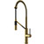 Vigo Livingston Magnetic Kitchen Faucet In Matte Brushed Gold