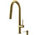 Vigo VG02029MGK2 Greenwich Pull-Down Spray Kitchen Faucet And Soap Dispenser In Matte Brushed Gold