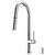 Vigo VG02029STK5 Greenwich Kitchen Faucet With Braddock Soap Dispenser In Chrome