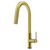 Vigo Hart Hexad Pull-Down Kitchen Faucet In Matte Brushed Gold