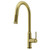 Vigo VG02035MG Hart Arched Pull-Down Kitchen Faucet In Matte Brushed Gold