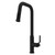 Vigo Hart Angular Pull-Down Kitchen Faucet In Matte Black