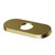 Vigo Bathroom Deck Plate In Matte Brushed Gold