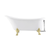 Swiss Madison SM-FB585CBG Caché Single Slipper, Clawfoot Soaking Acrylic Bathtub, Brushed Gold Clawfoot