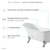 Swiss Madison SM-FB585CC Caché Single Slipper, Clawfoot Soaking Acrylic Bathtub, Chrome Clawfoot