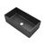 Swiss Madison SM-KS25MB Lyon 33 x 18 Fireclay, Single Sink, Farmhouse Kitchen Sink in Matte Black