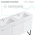 Swiss Madison SM-BV216 Annecy 60" Bathroom Vanity - White With Sink