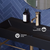Swiss Madison SM-CS754 Claire 40" Matte Black Basin Console Sink with Gold Legs