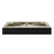 Swiss Madison SM-CS784 Claire 40" Matte Black Basin Console Sink with Black Legs