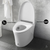 Swiss Madison SM-ST040 Hugo Intelligent Tankless Elongated Toilet, Touchless Vortex Dual-Flush 1.1/1.6 gpf