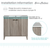 Swiss Madison SM-BV343 Eclair 36" Bathroom Vanity - Oak With Sink