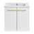 Swiss Madison SM-BV255W Annecy 24" Bathroom Vanity - Galaxy White With Sink