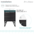 Swiss Madison SM-BV222 Annecy 24" Bathroom Vanity - Black Walnut With Sink