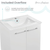 Swiss Madison SM-BV212 Annecy 24" Bathroom Vanity in White With Sink