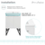 Swiss Madison SM-BV212 Annecy 24" Bathroom Vanity in White With Sink