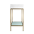 Swiss Madison SM-BV71G Pierre 24 Single, Freestanding, Open Shelf, Gold Metal Frame Bathroom Vanity With Sink