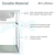 Swiss Madison SM-BV556C Pierre 30" Single, Open Shelf, Chrome Metal Frame Bathroom Vanity With Sink