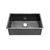 Swiss Madison SM-KU700B Rivage 30" x 18" Stainless Steel, Single Sink, Undermount Kitchen Sink, Black