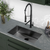 Swiss Madison SM-KU700B Rivage 30 x 18 Stainless Steel, Single Sink, Undermount Kitchen Sink, Black