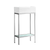 Swiss Madison SM-BV70C Pierre 19.5 Single, Freestanding, Open Shelf, Chrome Metal Frame Bathroom Vanity