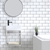 Swiss Madison SM-BV551C Pierre 19.5" Single, Open Shelf, Chrome Metal Frame Bathroom Vanity With Sink