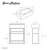 Swiss Madison SM-BV551C Pierre 19.5" Single, Open Shelf, Chrome Metal Frame Bathroom Vanity With Sink