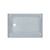 Swiss Madison SM-SB508E Voltaire 48 x 36 Single-Threshold, Left-Hand Drain, Shower Base in Grey