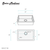 Swiss Madison SM-KU715B Rivage 23" x 18" Stainless Steel, Single Sink, Undermount Kitchen Sink - Black