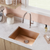 Swiss Madison SM-KU707RG Tourner 21" x 18" Stainless Steel, Single Sink, Undermount Kitchen Sink - Rose Gold