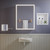 Alfi ABC114 White 18" x 10" Small Wall Mounted Ceramic Sink with Faucet Hole